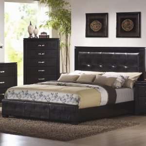  Dylan Faux Leather Bed by Coaster Fine Furniture