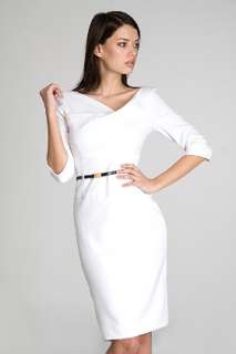 Black Halo Jackie O White Dress for women  