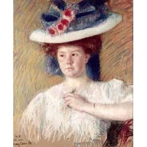  Portrait of Helen  by Mary Cassatt 17.88X22.00. Art 