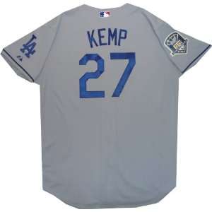  Los Angeles Dodgers Matt Kemp Authentic 50th Road Jersey 