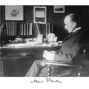Max Planck (1858 1947) 8 1/2 X 11 Photograph w/ Reprint Signature