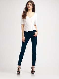 Brand   Maria High Rise Jeans   Saks 