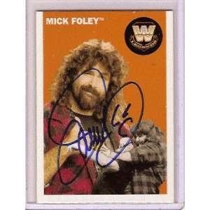 Mick Foley Autographed World Wrestling Federation Card
