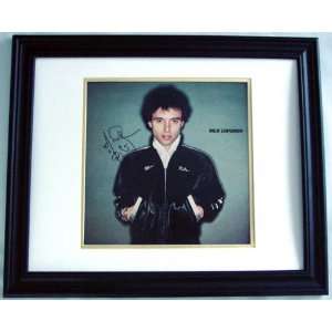 NILS LOFGREN Autographed CUSTOM FRAMED Signed Album LP