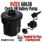 Intex 68638   Quick Fill Battery Air Pump Inflate 120v AC
