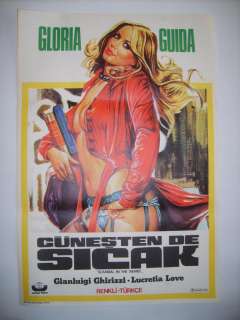 Gloria Guida   escándalo en el cartel de película 1976 de la familia