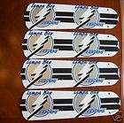 New NHL TAMPA BAY LIGHTNING 52 Ceiling Fan BLADES ONLY