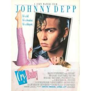   1990 Advertisement Cry Baby Johnny Depp Ricki Lake 