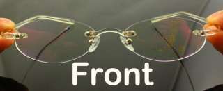 Flex new rimless light plastic eyeglasses optical frame RXable eyewear 