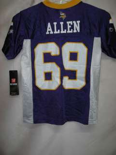 NFL Youth Jersey Vikings Jared Allen Purple X Large *  