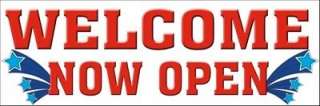 New Now Open Banner Sign Indoor / Outdoor 2 x 6  