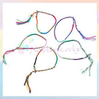 Thread String Woven Friendship Ankle/Wrist Bracelets  
