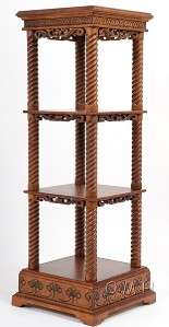 SOLID WOOD CURIO DISPLAY STAND SHOWCASE FURNITURE 42  