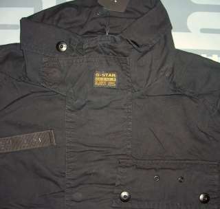 New G Star Raw MASH JKT Jacket Coat Combat Green or Black Size Large 