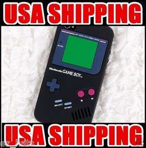 Iphone 4S 4 G Nintendo Game Boy Silicone Case BLACK Color HIGH QUALITY 
