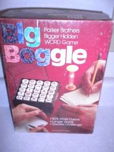 Vintage 1979 BIG Boggle Game, The Bigger Hidden Word Game