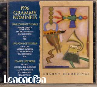 1996 GRAMMY NOMINEES NEW CD BMG ~ MICHAEL JACKSON TLC + 074646756522 