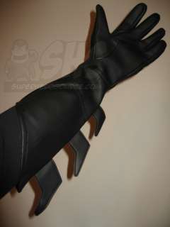 BATMAN costume mask, cape, gloves, yellow utility belt  