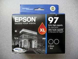 PACK Epson GENUINE 97 Black Ink (RETAIL BOX) Extra High Capacity 