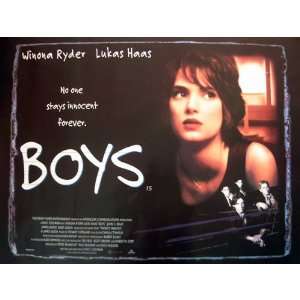  Boys   Winona Ryder   Original British Movie Poster 