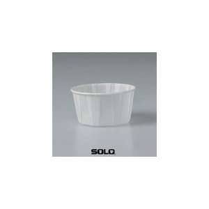  5.5 Oz Paper Souffle Cups White   Treated Kitchen 