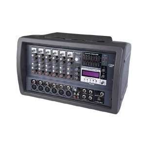 Pyle Pro Audio / DJ 6 Channel 600 Watts Powered Mixer w/ 