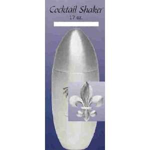  Fleur de Lis Cocktail Shaker 17 oz.: Health & Personal 