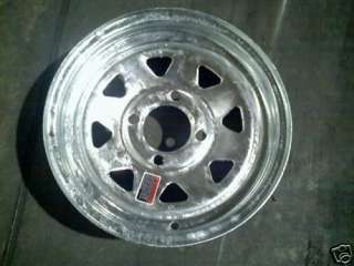 13 Galvanized Spoke Trailer Rim, Wheel Tire 5H 20234  
