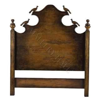 Hand Carved King or Queen Headboard with Carved Birds    Your Dreams 