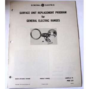   Electric Surface Unit Replacement Program for General Electric Ranges