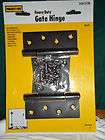 Set of Two Project Pro Black Heavy Duty Gate Barn Hinges