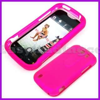 Rubber Silicone Hard Case for HTC MyTouch 4G Slide Hot Pink  
