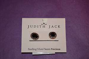 Judith Jack Moonlight Pierced Stud Earrings NWT  