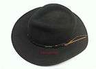 Authentic Indiana Jones Outback Wool felt Hat, crushable, Officially 