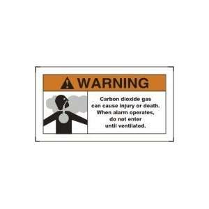  WARNING CARBON DIOXIDE GAS CAN CAUSE INJURY OR DEATH WHEN 