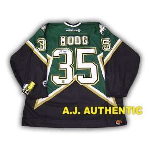   MOOG Dallas Stars Goalie SIGNED Hockey JERSEY Sports Collectibles