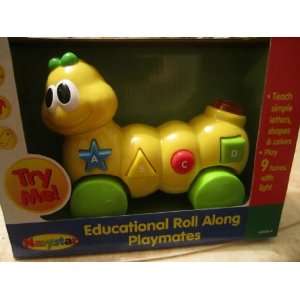    Educational Roll Along Playmates   Caterpillar: Toys & Games