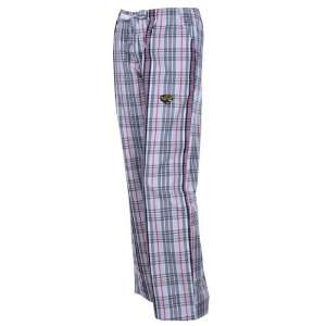   Ladies Gray Charcoal Spectrum Woven Plaid Pants