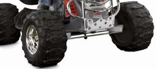 Big tires make it easy to maneuver over all types of terrain.