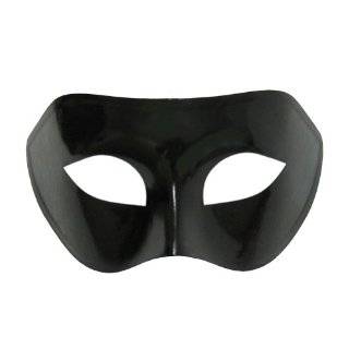 Black Venetian Masquerade Mask ~ Mardi Gras Masks (STC12906)