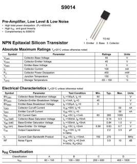 10 x BIPOLAR Transistors S9014 C331 NPN TO 92 [EF32]  