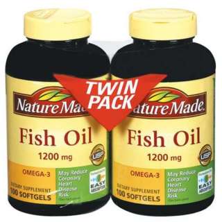 Fish Oil 1200 mg, 200 Liquid Softgels   Nature Made  