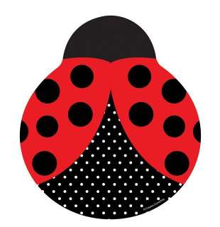 Fancy Ladybug Polka Dot Baby Shower Lunch Napkins x 16  