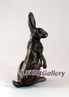 Superb Bronze Hare Sculpture POPPY by Harriet Glen NEW  
