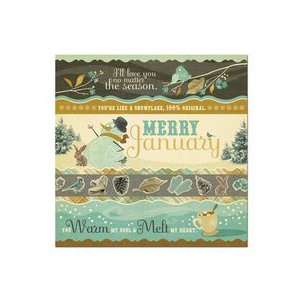 We R Memory Keepers   Merry January Collection   12 x 12 