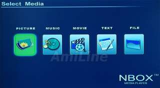 NBOX HD TV SD CARD Flash HARD DRIVE DISK MEDIA Player  