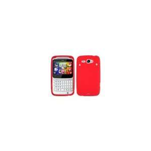 Silicone Skin RED Rubber Soft Cover Case Sleeve for HTC 