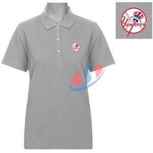   MLB Classic Womens Polo Shirt by Antigua (Heather Grey) (X Large