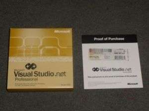Microsoft Visual Studio.net 2003 Professional Upgrade  