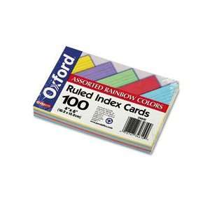  Oxford® Ruled Index Cards in Assorted Colors